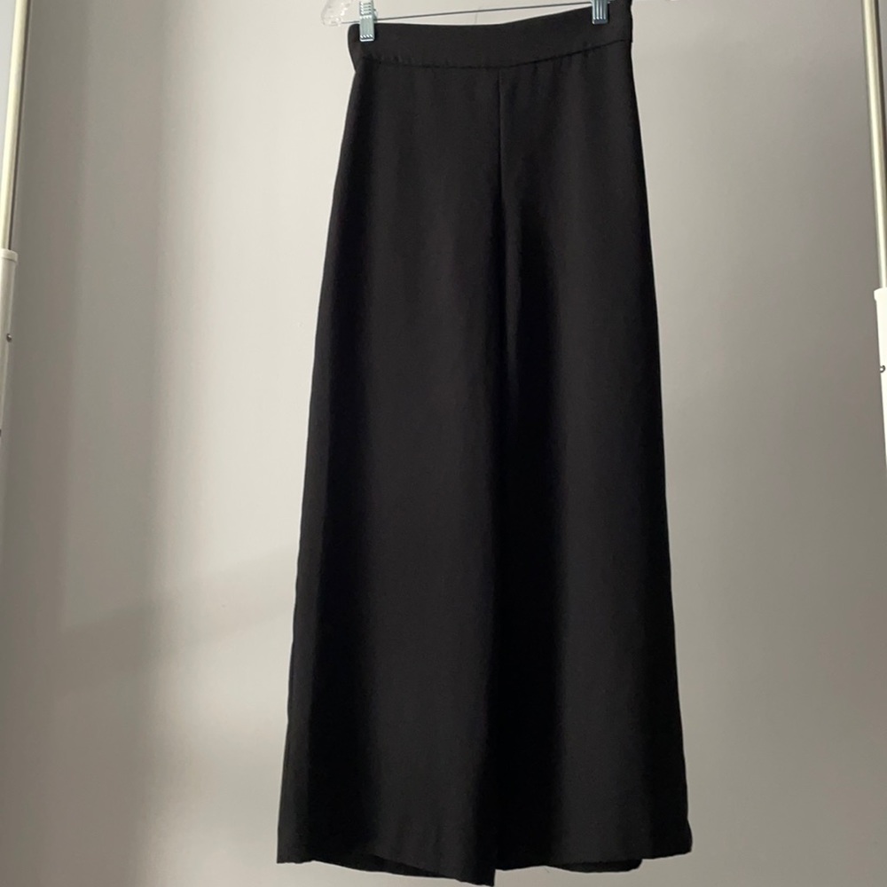 ZARA Black Wide leg high waisted pants
